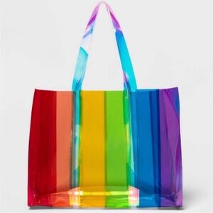 Target multicolor tote bag